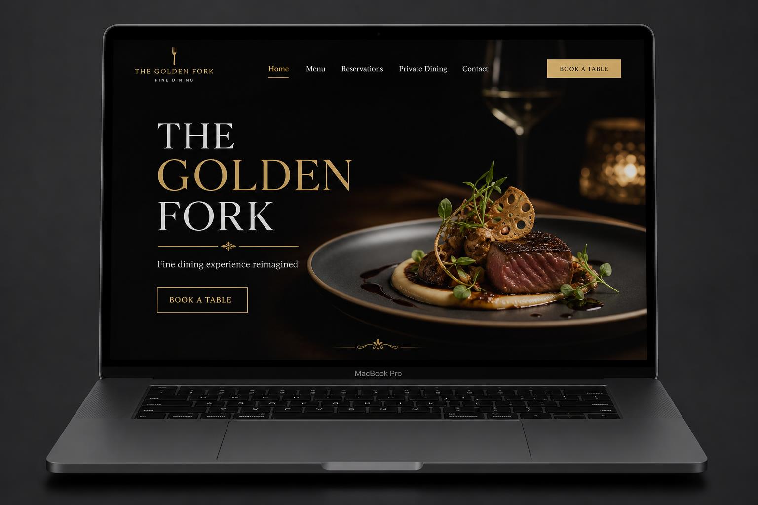 Sample Restaurant Website