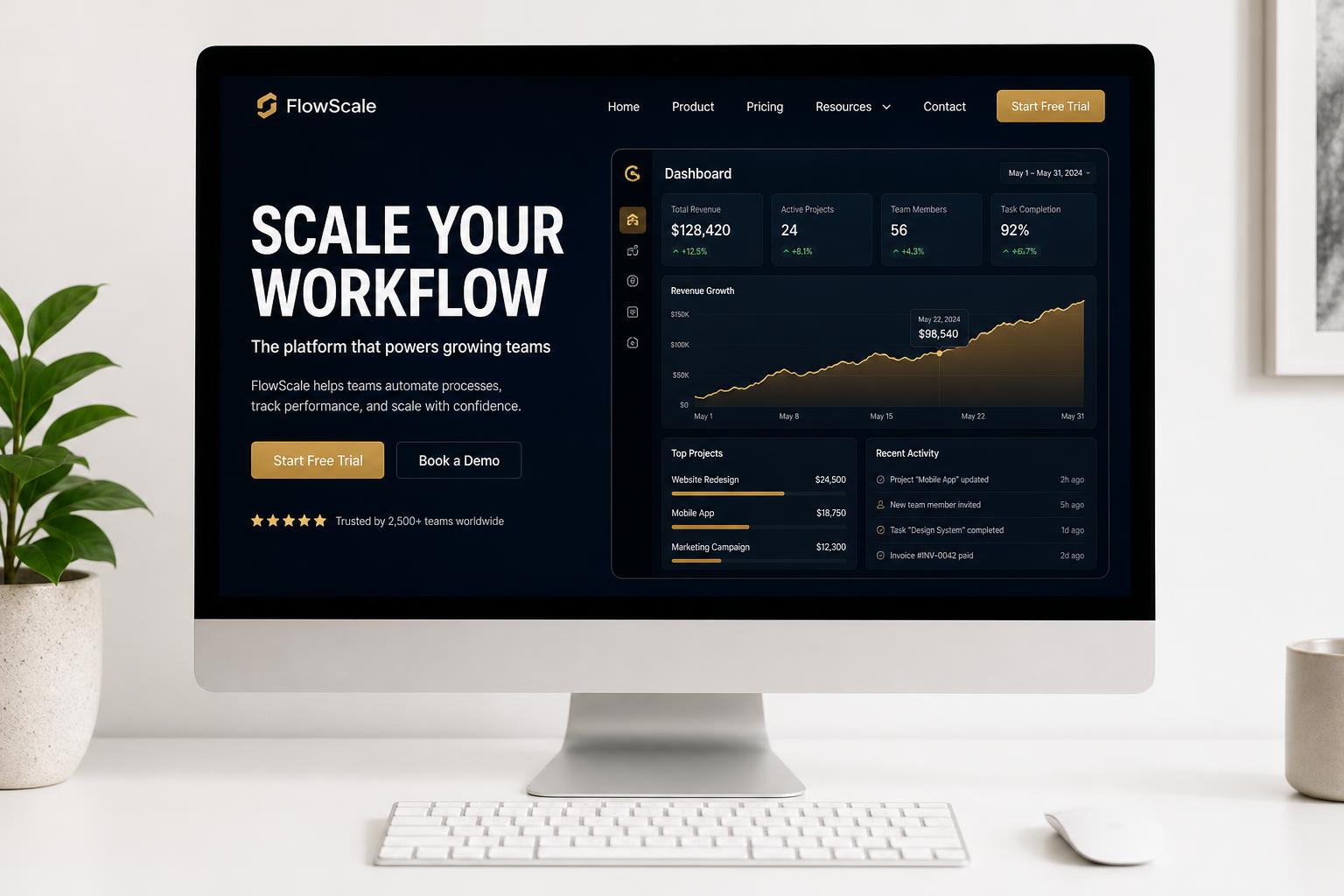 Corporate Landing Page